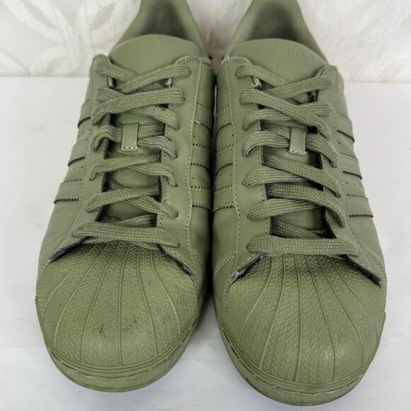 Adidas Superstar x Pharrell Equality Superstar Shift Olive Rare Men’s Size 11.5 - Picture 10 of 12